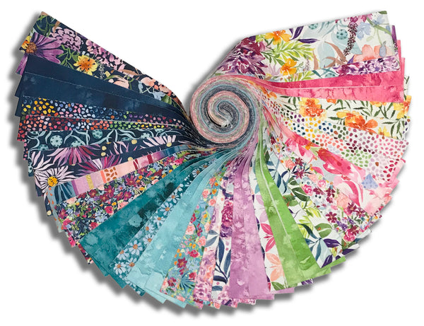 Moda Pre-Cut 40 Piece 2 1/2" Strips Jelly Roll - Soulstice