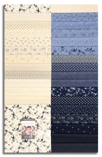 Moda Kansas Troubles Pre-Cut 42 Piece 10" Square Layer Cake - Bluebird's Nest