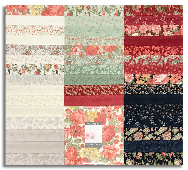 Moda 3 Sisters Pre-Cut 42 Piece 10" Square Layer Cake - Ambiance