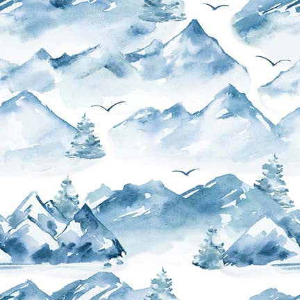 Blank Quilting Nature's Glory 4038 70 Blue Mountains By The Yard