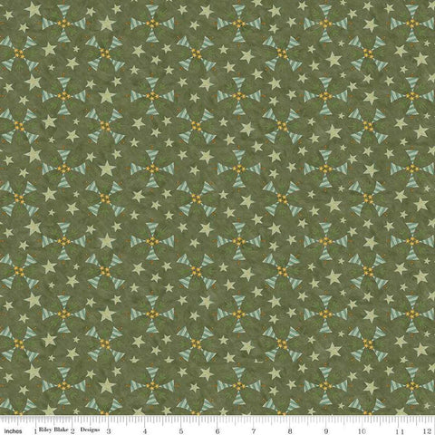 Riley Blake Naughty or Nice C16264 Green Trees By The Yard