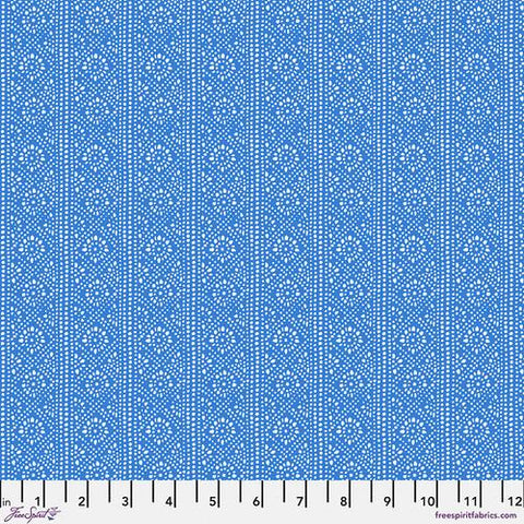 Free Spirit New Traditional PWLA010 Cobalt Genieve 1 YARD