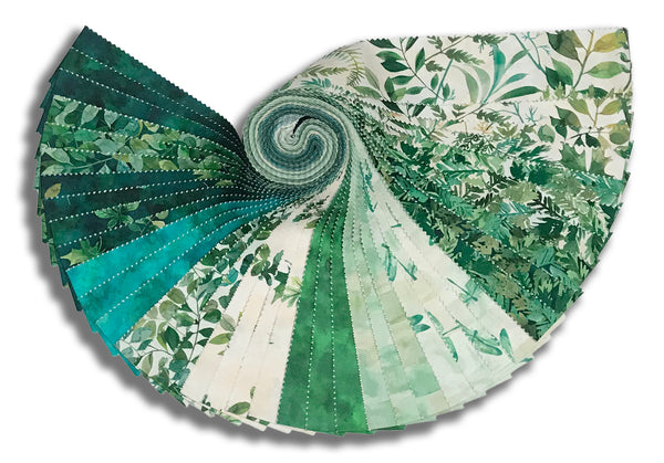 Northcott Digital Print Pre-Cut 40 Piece 2 1/2" Jelly Strip Rolls SLUSCIO40 10 - Luscious