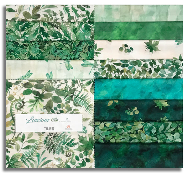 Northcott Pre-Cut 42 Piece 10" Layer Cake Tiles TLUSCIO42 10 - Luscious