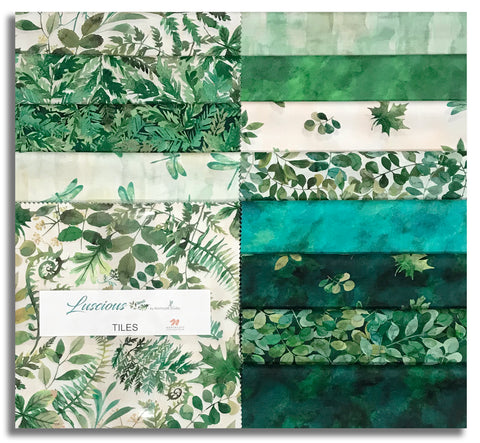 Northcott Pre-Cut 42 Piece 10" Layer Cake Tiles TLUSCIO42 10 - Luscious