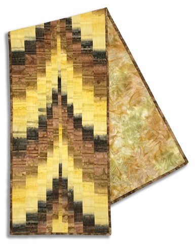 Fully FINISHED Ombre "Bargello" Runner - Ombre Batik