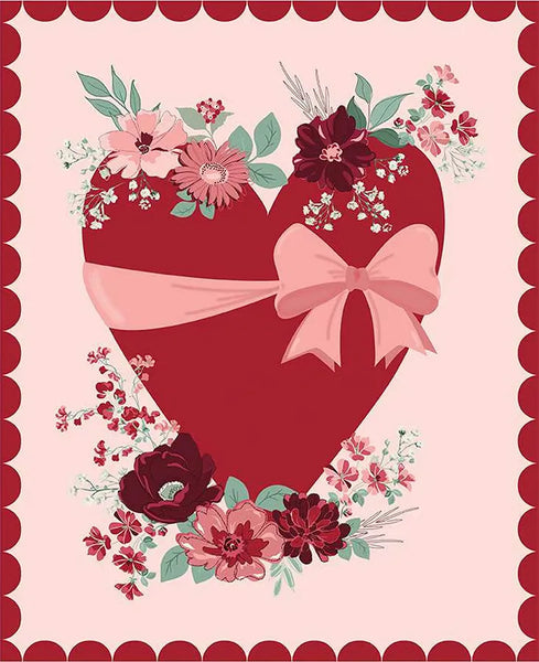 Riley Blake Love You Always PD16877 Heart Panel 35" PANEL By The PANEL (Not Strictly By The Yard)