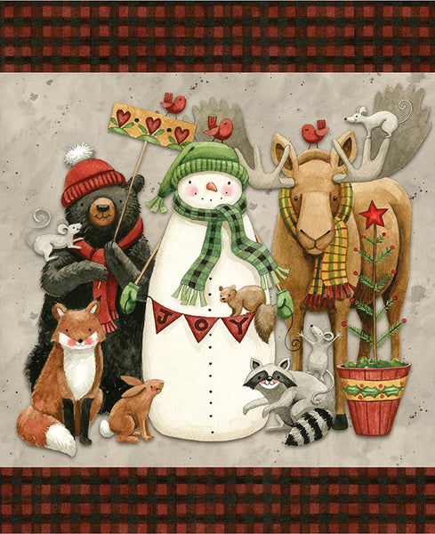 Riley Blake Northern Christmas P17837 Northern Christmas 35" PANEL By The PANEL (Not Strictly By The Yard)