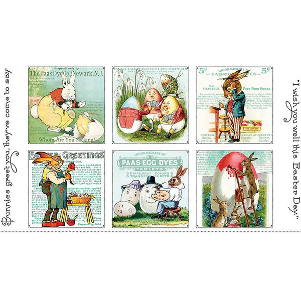 Riley Blake Egg Hunt C17141 Egg Hunt Large Patch 23" PANEL By The PANEL (Not Strictly By The Yard)