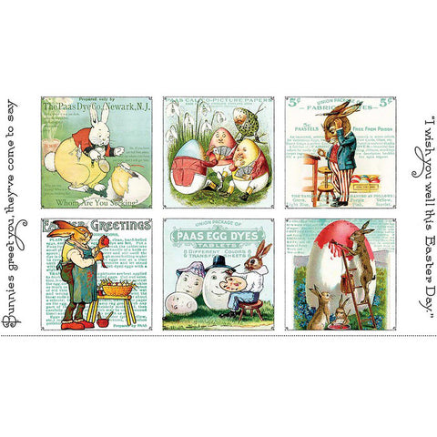 Riley Blake Egg Hunt C17141 Egg Hunt Large Patch 23" PANEL By The PANEL (Not Strictly By The Yard)
