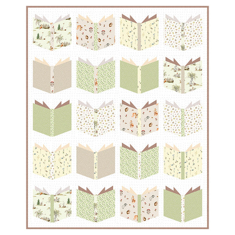 FIGO - Story Book DQF170 Book Nerd Digital Shop Sample 54" x 66"