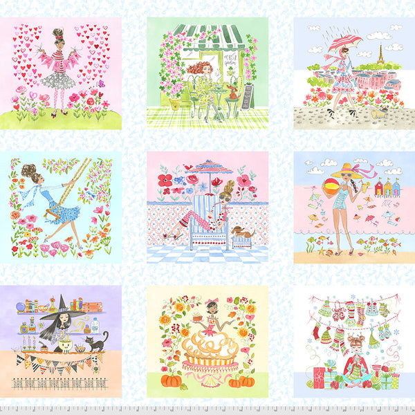 Free Spirit PWAK005 All Year PANEL By The PANEL (Not Strictly By The Yard)