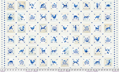 Free Spirit Azul PWAT013 Azul Azulejos By The Yard