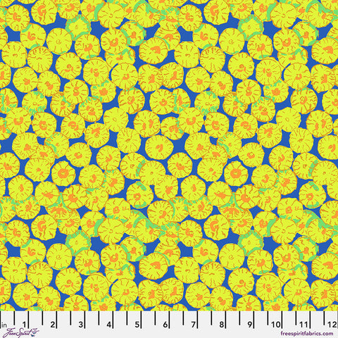 Free Spirit Kaffe Fassett Collective PWBM031 Blue Sand Dollar By The Yard