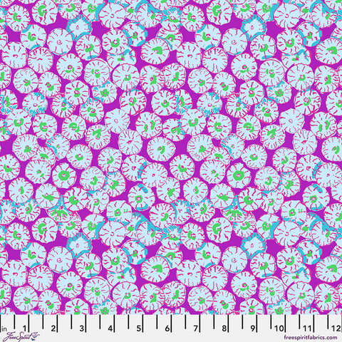 Free Spirit Kaffe Fassett Collective PWBM031 Purple Sand Dollar By The Yard