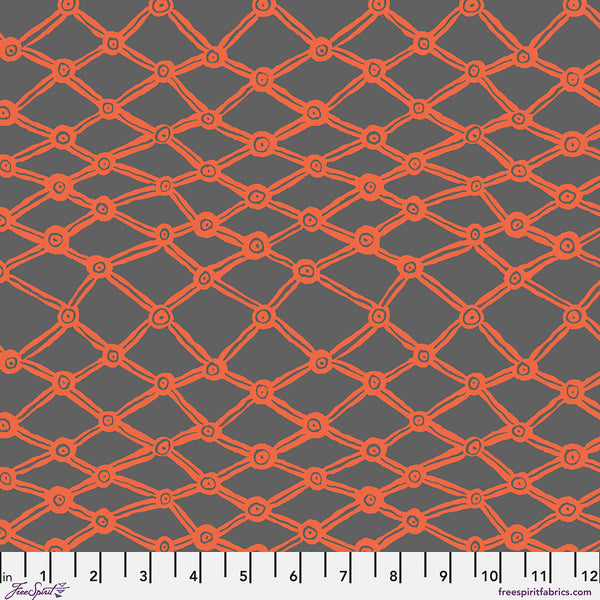 Free Spirit Kaffe Fassett Collective PWBM036 Grey Nets By The Yard