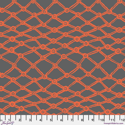 Free Spirit Kaffe Fassett Collective PWBM036 Grey Nets By The Yard
