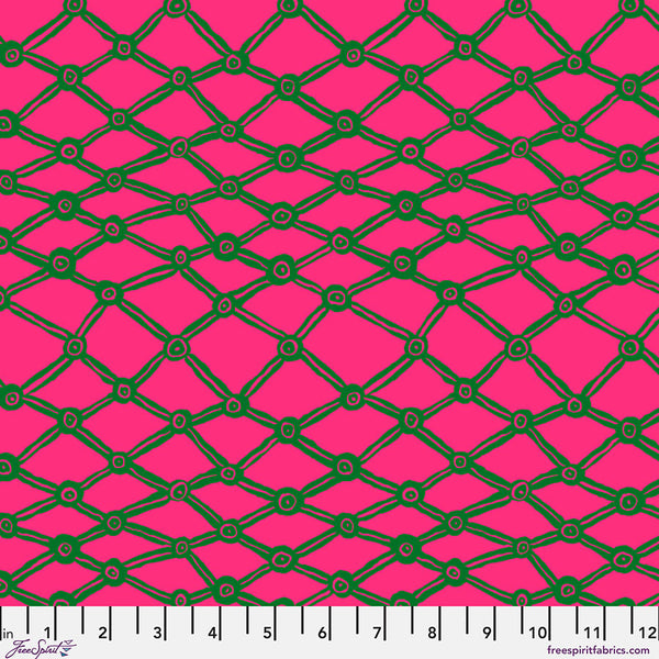 Free Spirit Kaffe Fassett Collective PWBM036 Pink Nets By The Yard