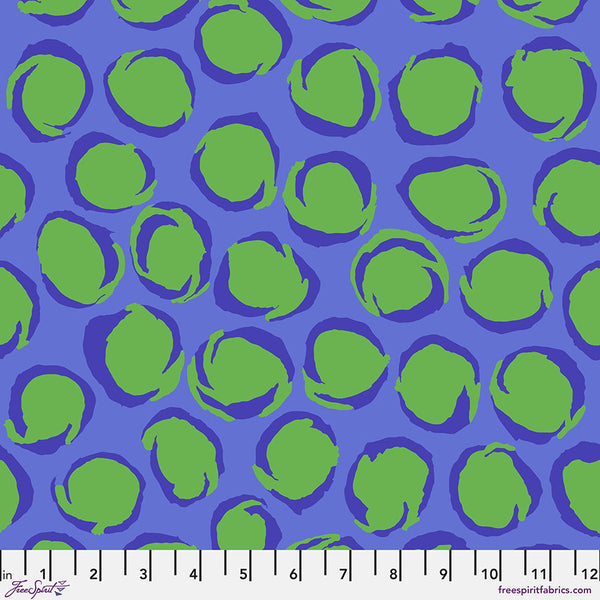 Free Spirit Kaffe Fassett Collective PWBM102 Blue Twist By The Yard