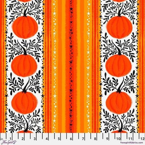 Free Spirit PWCD113 XOrange Pumpkin Vines By The Yard