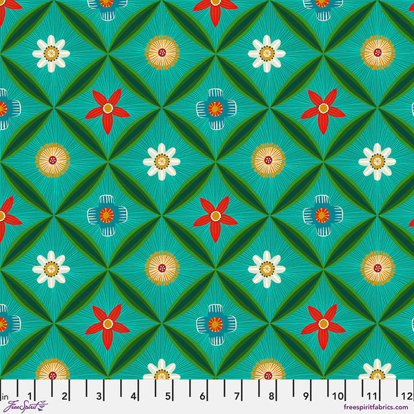 Free Spirit 12 Days Of Christmas PWCD134 Jade Daydreams By The Yard