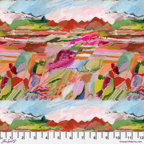 Free Spirit Pompadours In PinkPWCG031 Multi Red Song By The Yard