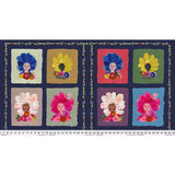 Free Spirit Pompadours In Pink PWCG035 Pompadours 24" PANEL By The PANEL (Not Strictly By The Yard)