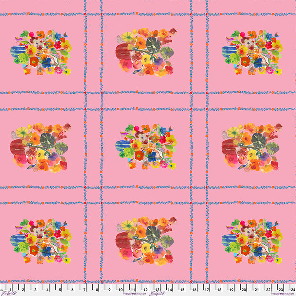 Free Spirit Pompadours In PinkPWCG036 Pink Summer Bouquet By The Yard