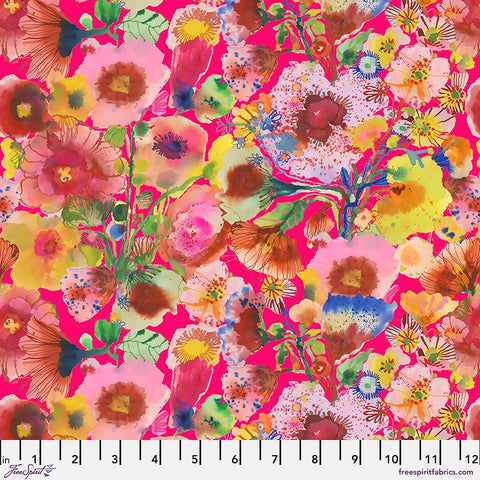 Free Spirit Pompadours In Pink PWCG038 Pink Anemones By The Yard