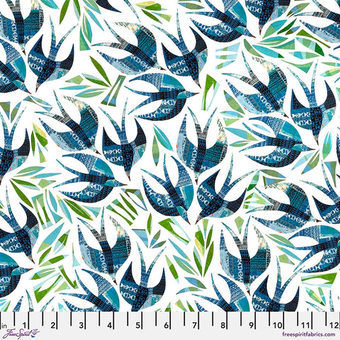 Free Spirit Flying South PWCY005 Blue Swallows By The Yard