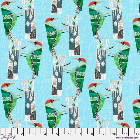 Free Spirit Flying South PWCY012 Skyblue Woodpecker By The Yard