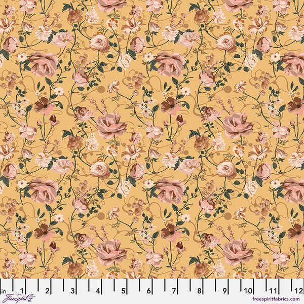Free Spirit Enrapture PWGG005 Canary Entwined By The Yard