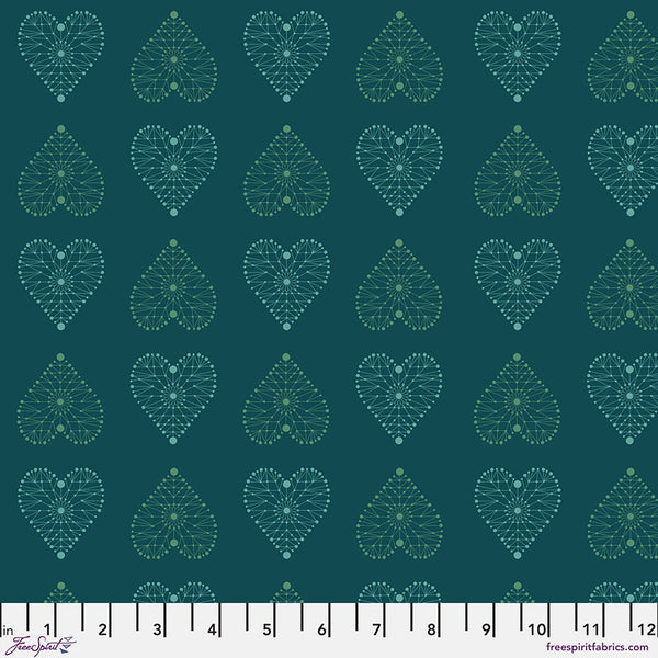 Free Spirit Enrapture PWGG007 Turquoise Amour By The Yard