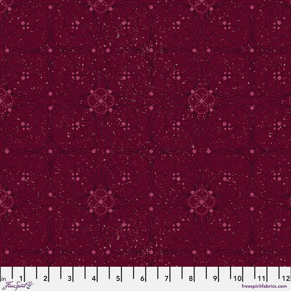 Free Spirit Enrapture PWGG008 Garnet Flourish By The Yard