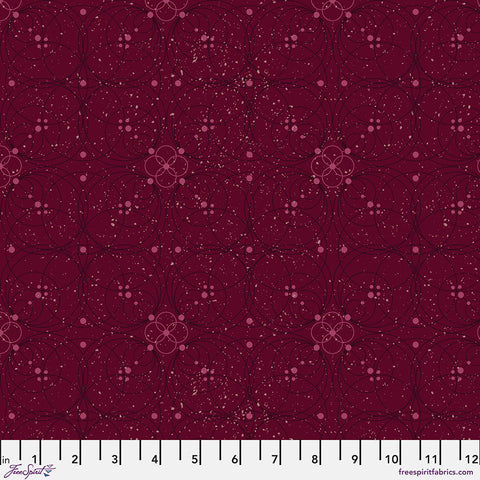Free Spirit Enrapture PWGG008 Garnet Flourish By The Yard