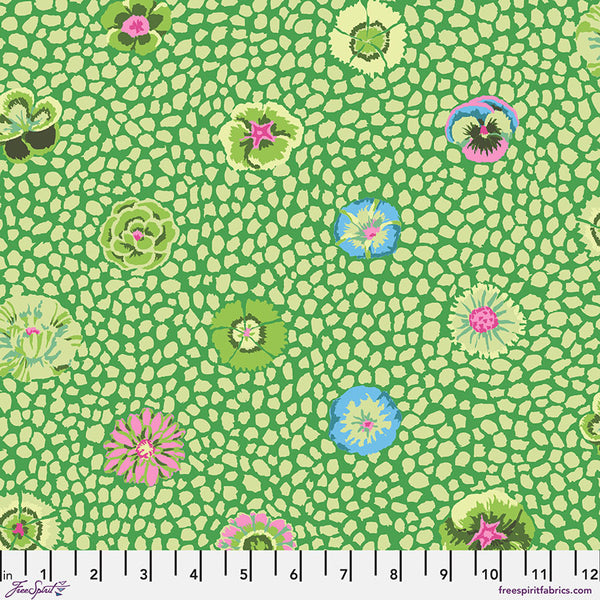 Free Spirit Kaffe Fassett PWGP059 Moss Guinea Flower By The Yard