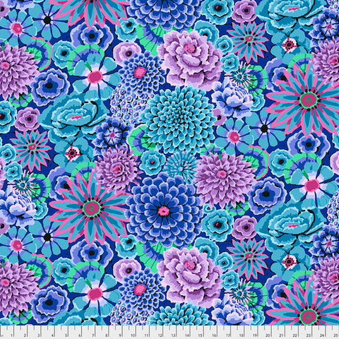 Free Spirit Kaffe Fassett PWGP172 BlueX Enchanted By The Yard