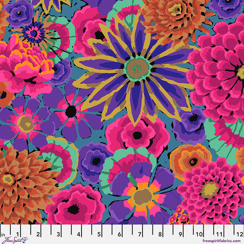 Free Spirit Kaffe August 2026 PWGP172 Purple Enchanted By The Yard