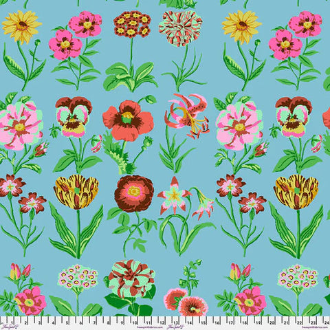Free Spirit Kaffe Fassett Collective PWGP205 Blue Flower Studies By The Yard