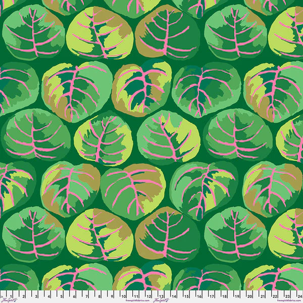 Free Spirit Kaffe Fassett Collective PWGP208 Green Palm Leaves By The Yard