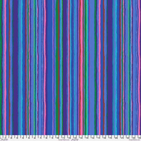 Free Spirit Kaffe Fassett Collective PWGP209 Blue Echo Stripe By The Yard
