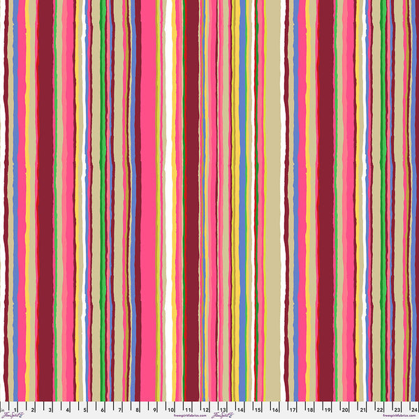 Free Spirit Kaffe Fassett Collective PWGP209 Magenta Echo Stripe By The Yard