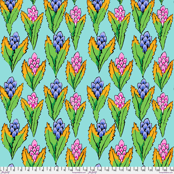 Free Spirit Kaffe Fassett Collective PWGP214 Duck Egg Hyacinth By The Yard