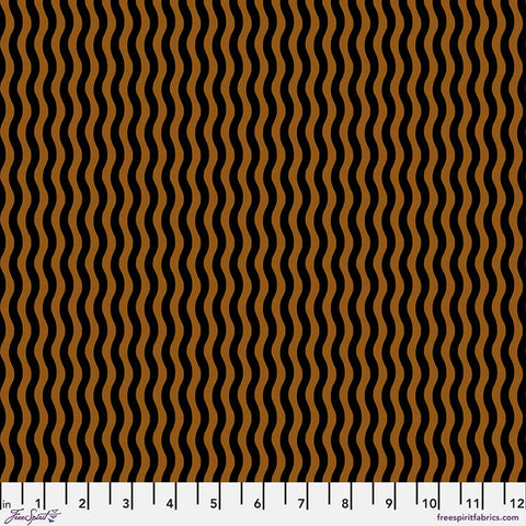 Free Spirit PWJS160 Black Waves 2.875 YARDS
