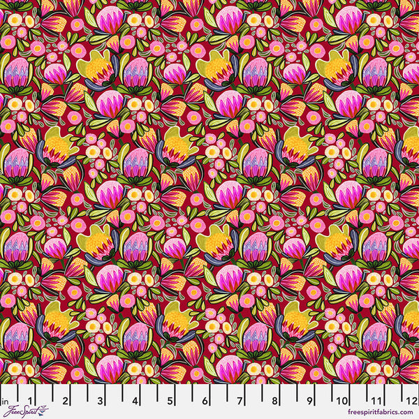 Free Spirit Paradise Blooms PWKI009 Garnet Sugarbush Splendor By The Yard