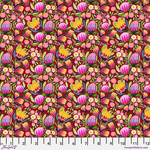 Free Spirit Paradise Blooms PWKI009 Garnet Sugarbush Splendor By The Yard
