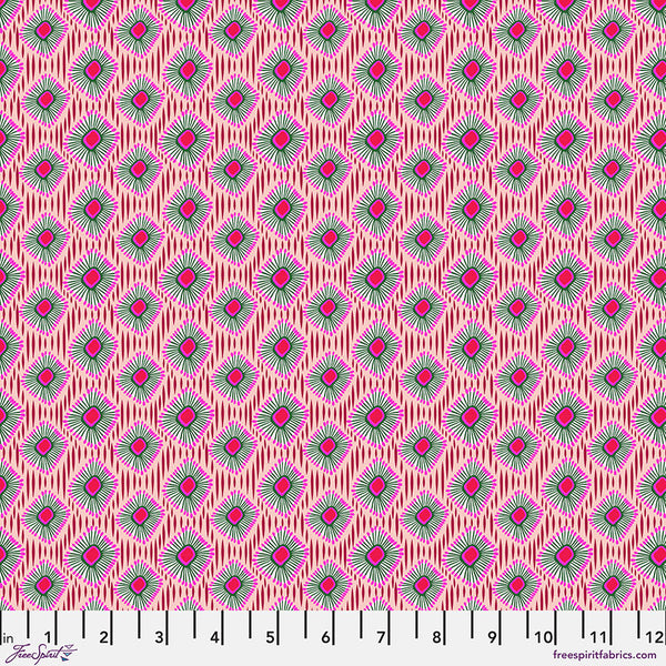 Free Spirit Paradise Blooms PWKI013 Pink Diamond Opulence By The Yard