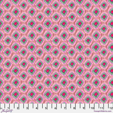 Free Spirit Paradise Blooms PWKI013 Pink Diamond Opulence By The Yard