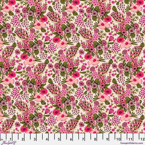 Free Spirit Springtime Splendour PWKI020 Blush Cottage Garden By The Yard