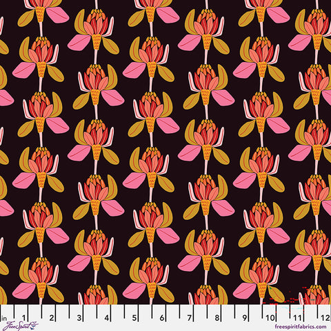 Free Spirit Springtime Splendour PWKI028 Licorice Protea Majestica By The Yard